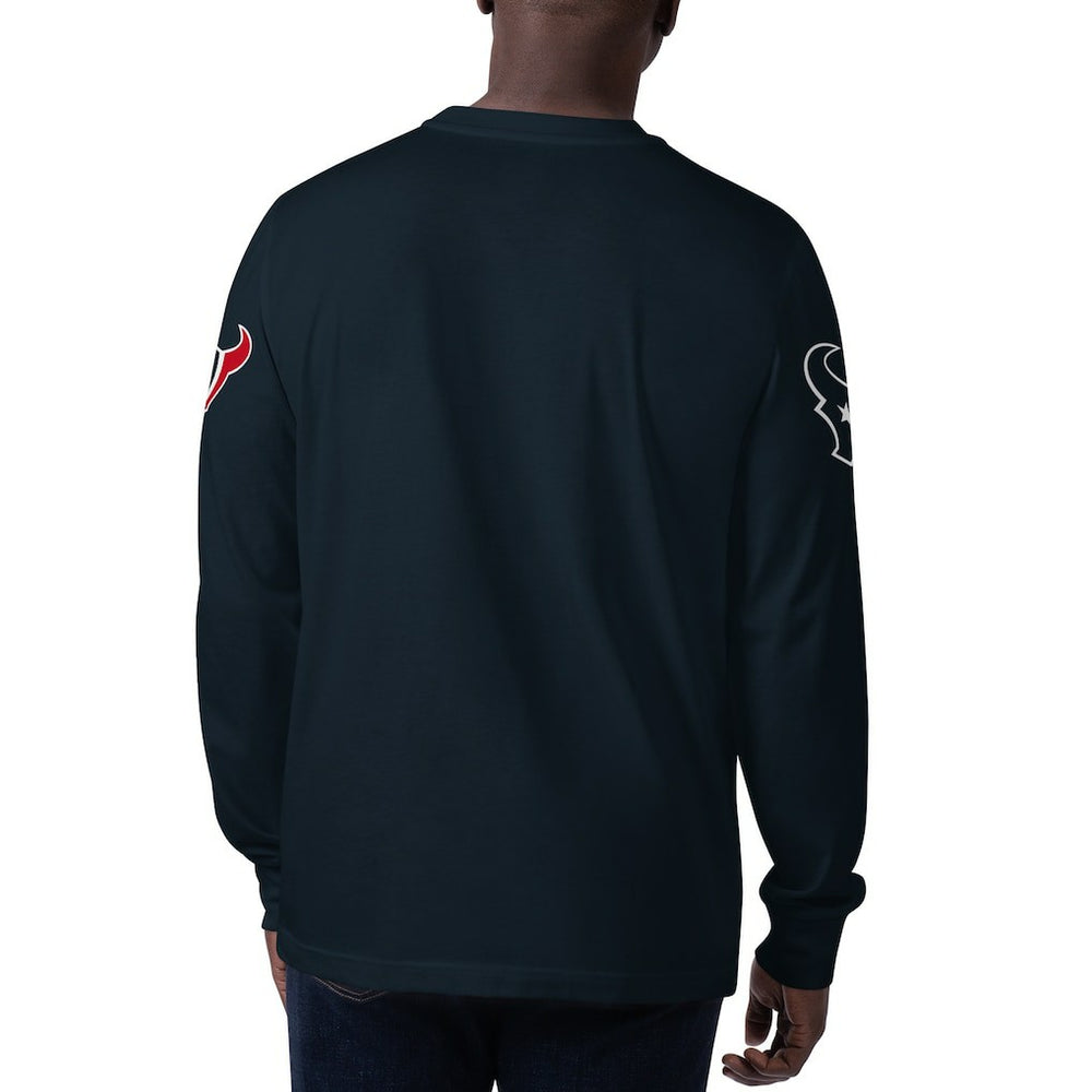 Houston Texans Starter Clutch Hit Long Sleeve T-Shirt - Navy outlet