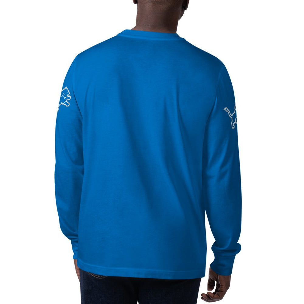 Detroit Lions Starter Clutch Hit Long Sleeve T-Shirt - Blue sale