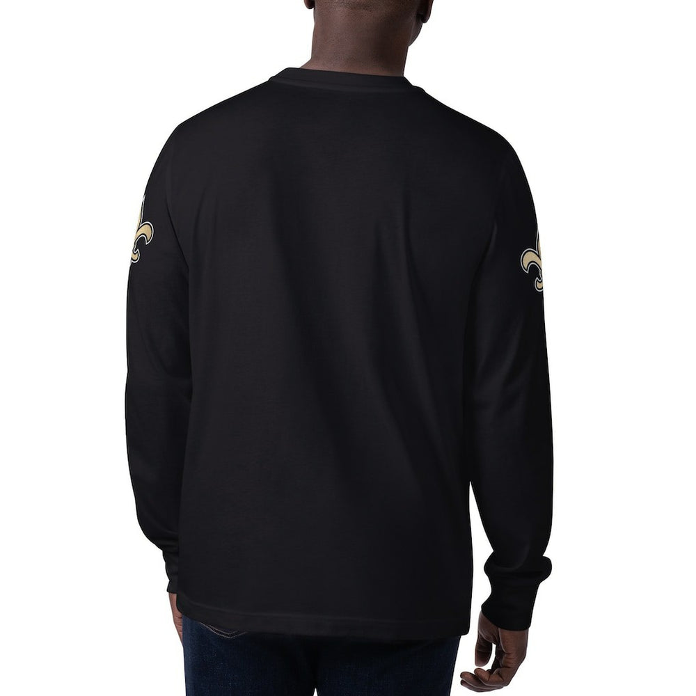 New Orleans Saints Starter Clutch Hit Long Sleeve T-Shirt - Black outlet