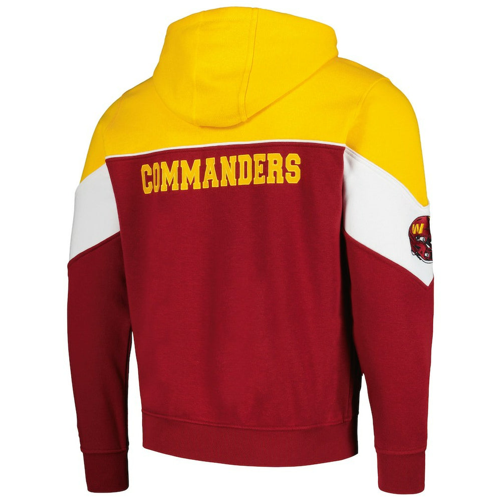 Washington Commanders Starter Running Back Full-Zip Hoodie - Burgundy/Gold outlet