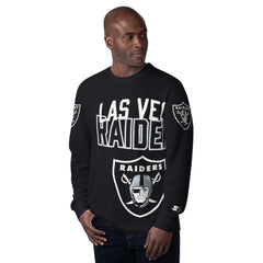 Las Vegas Raiders Starter Clutch Hit Long Sleeve T-Shirt - Black on sale