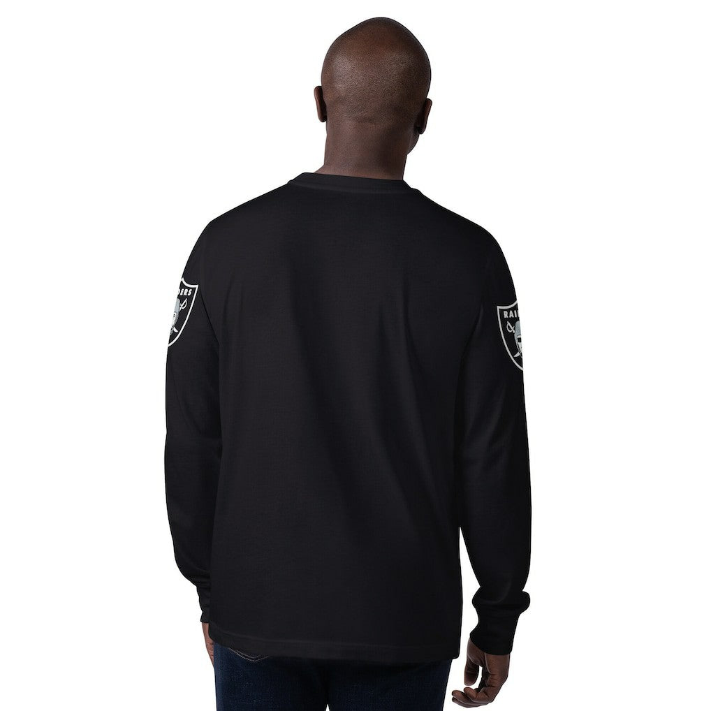 Las Vegas Raiders Starter Clutch Hit Long Sleeve T-Shirt - Black on sale
