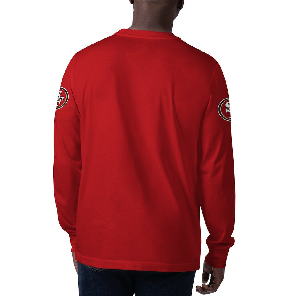 San Francisco 49ers Starter Clutch Hit Long Sleeve T-Shirt - Scarlet online