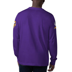 Minnesota Vikings Starter Clutch Hit Long Sleeve T-Shirt - Purple sale