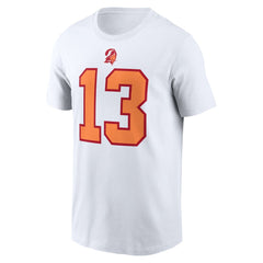 Mike Evans '76 Tampa Bay Buccaneers 50th Season Name & Number T-Shirt - White | Nike outlet