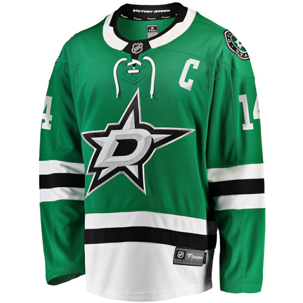 Jamie Benn Dallas Stars Fanatics Captain Patch Home Breakaway Jersey Kelly Green