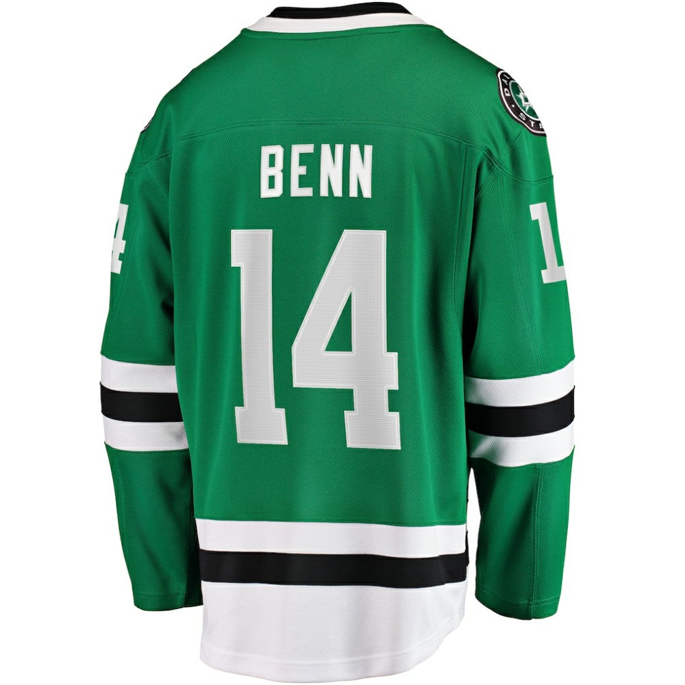 Jamie Benn Dallas Stars Fanatics Captain Patch Home Breakaway Jersey Kelly Green