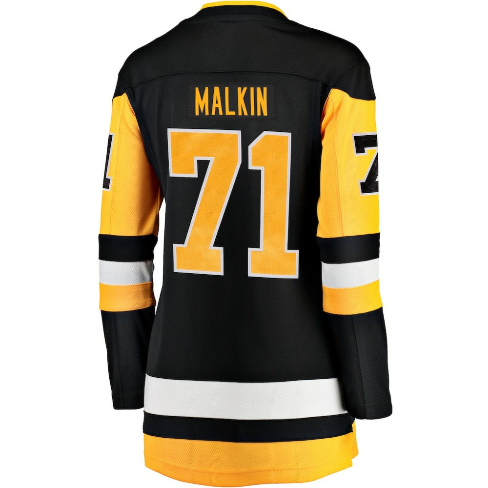 Evgeni Malkin Pittsburgh Penguins Fanatics Women's Home Breakaway Player Jersey Black