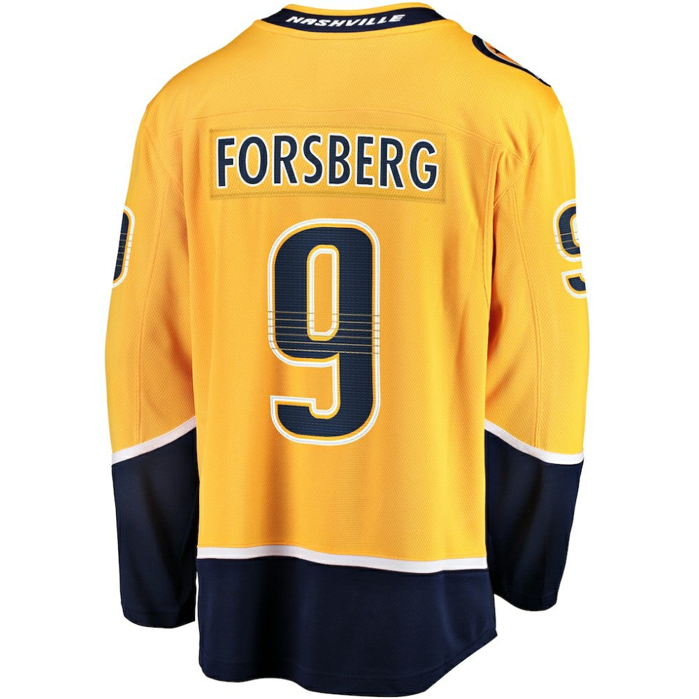 Filip Forsberg Nashville Predators Fanatics Home Breakaway Jersey Gold