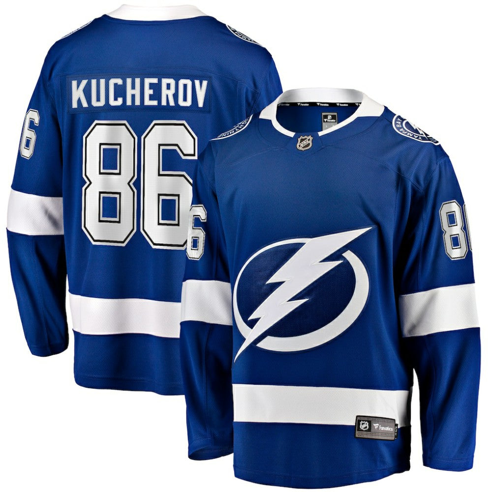 Nikita Kucherov Tampa Bay Lightning Fanatics Home Breakaway Jersey Blue