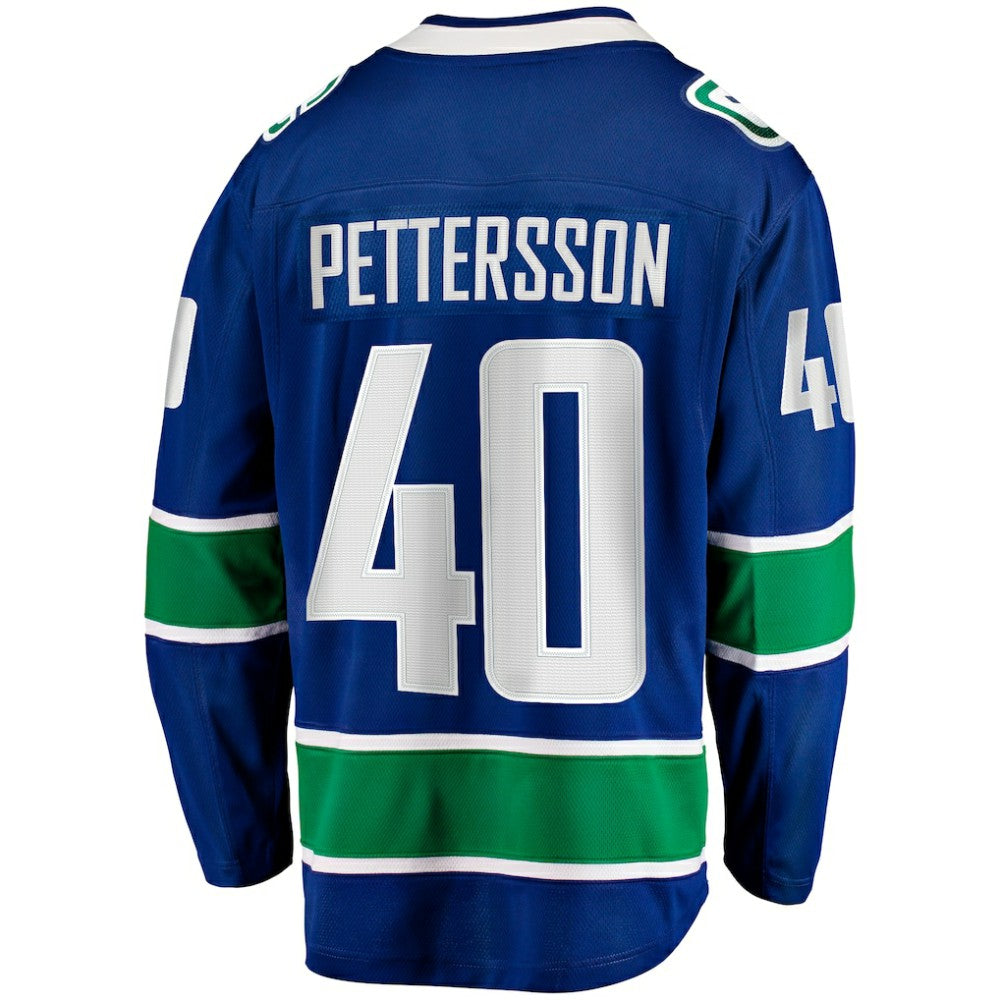 Elias Pettersson Vancouver Canucks Fanatics Home Breakaway Jersey Blue