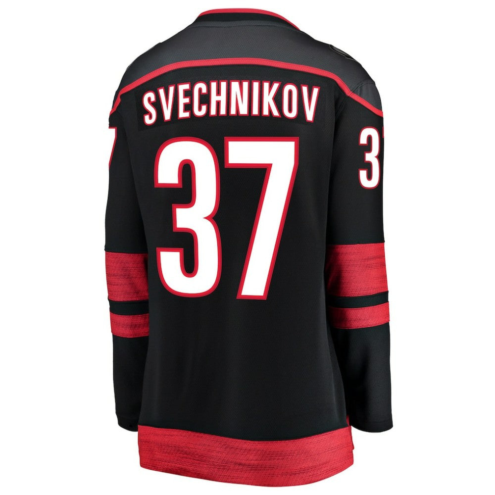 Andrei Svechnikov Carolina Hurricanes Fanatics Women's Home Breakaway Player Jersey Black