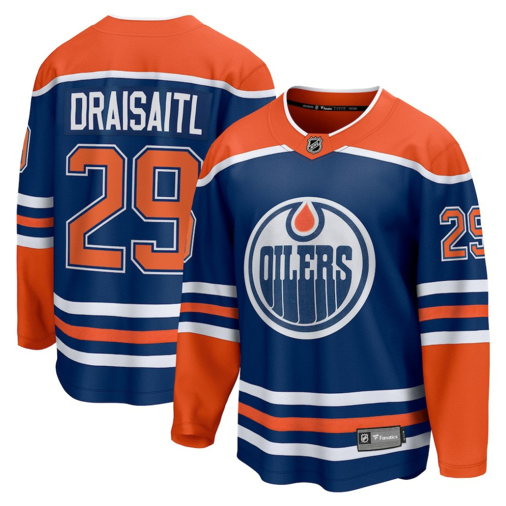 Leon Draisaitl Edmonton Oilers Fanatics Home Breakaway Jersey Royal