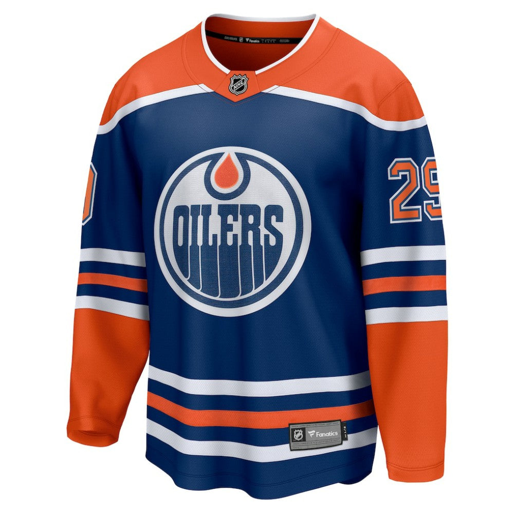 Leon Draisaitl Edmonton Oilers Fanatics Home Breakaway Jersey Royal