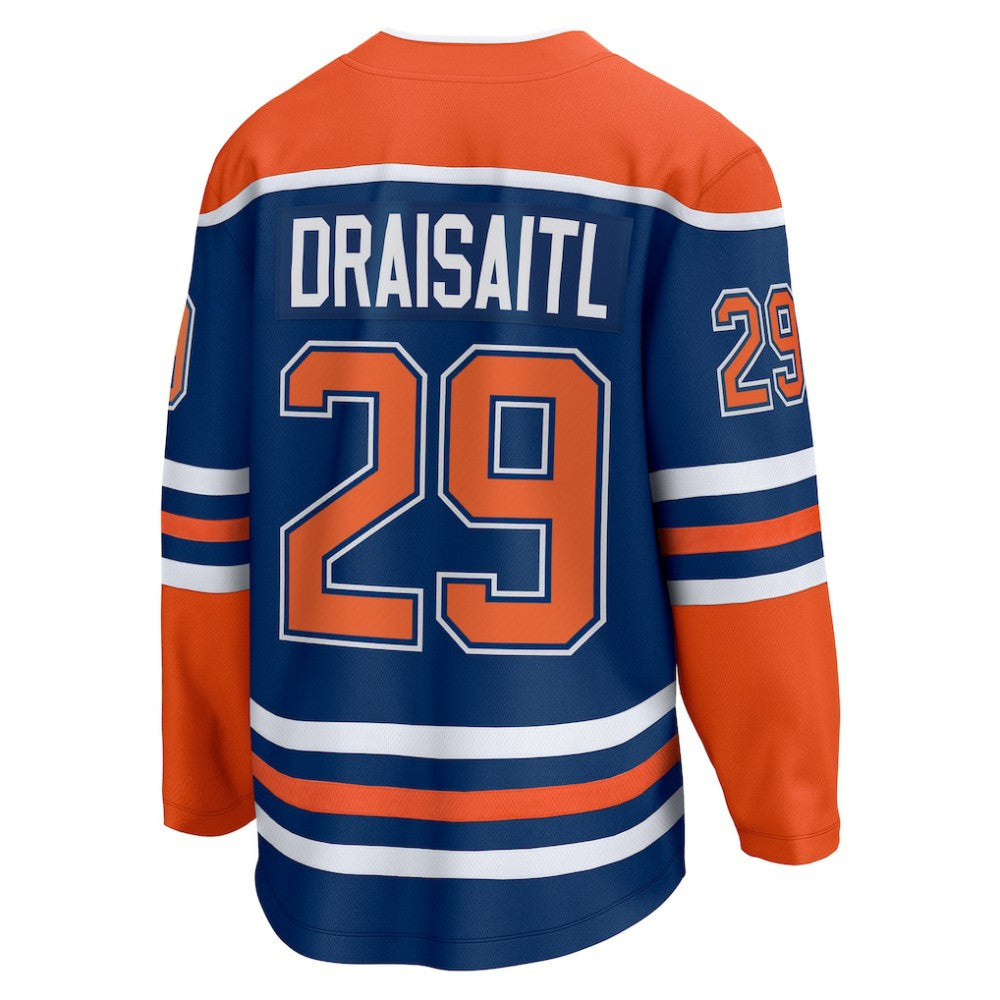 Leon Draisaitl Edmonton Oilers Fanatics Home Breakaway Jersey Royal