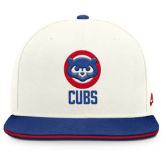 Chicago Cubs Cooperstown Pro Dri-FIT Snapback Hat - Cream/Royal | Nike
