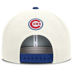 Chicago Cubs Cooperstown Pro Dri-FIT Snapback Hat - Cream/Royal | Nike