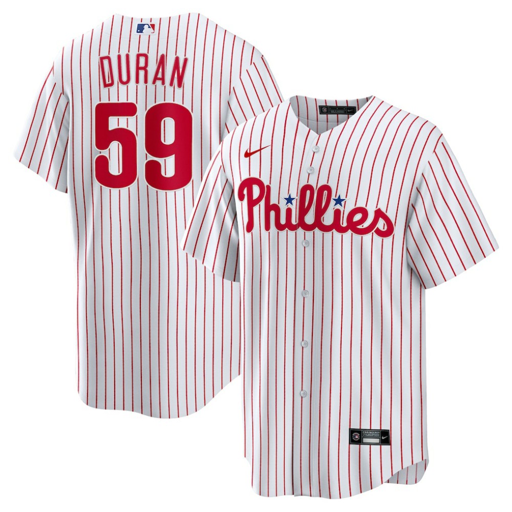 Jhoan Duran Philadelphia Phillies Home Replica Jersey - White | Nike