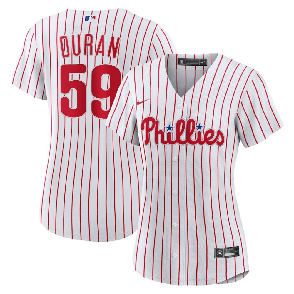 Jhoan Duran Philadelphia Phillies Women's Home Replica Jersey - White | Nike