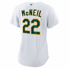 Jeff McNeil Athletics Women's Home Replica Jersey - White | Nike