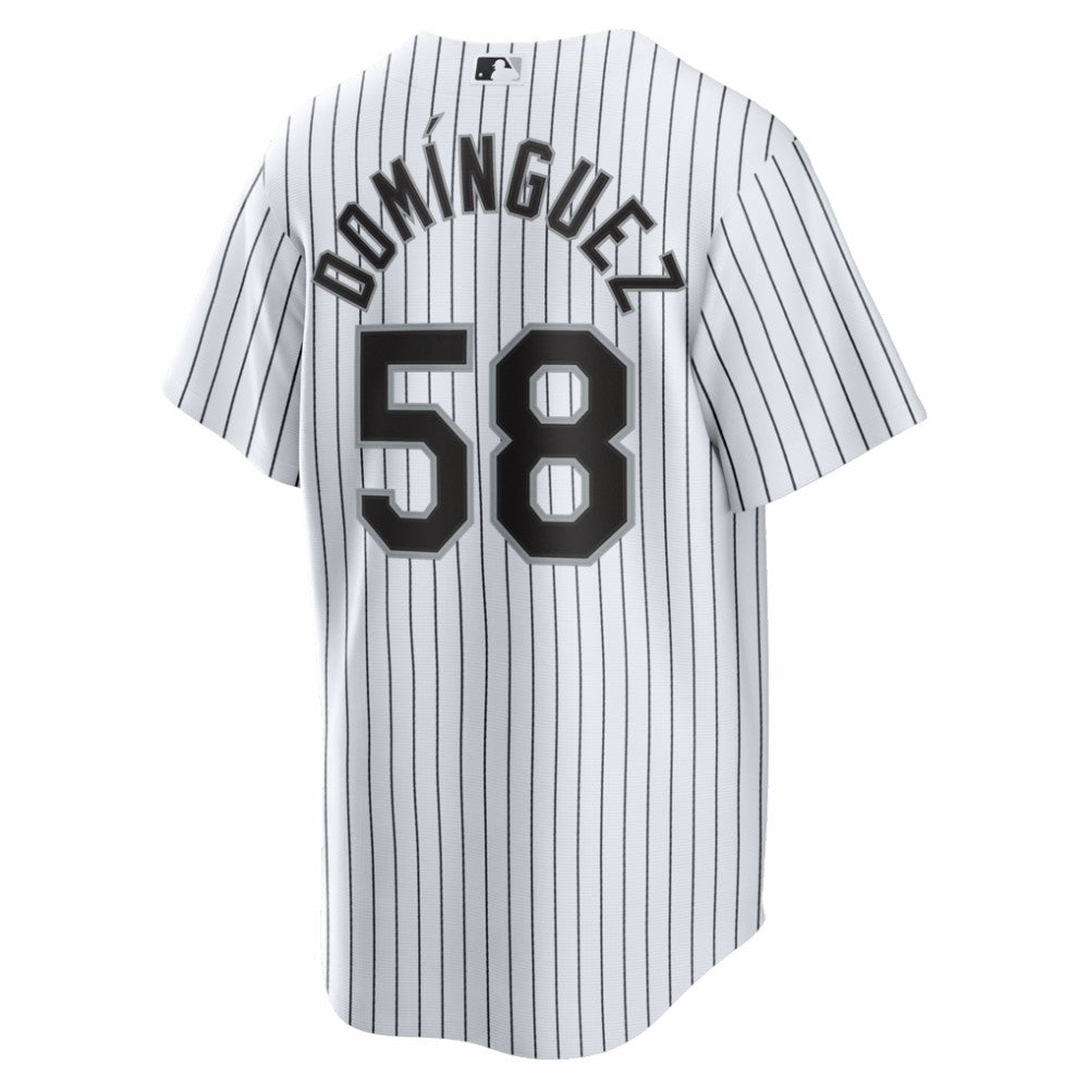 Seranthony Domínguez Chicago White Sox Home Replica Jersey - White | Nike