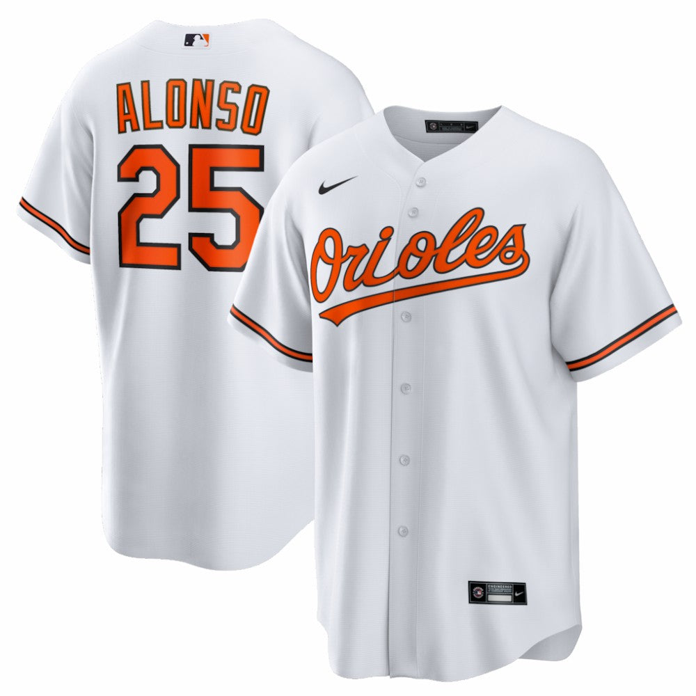 Pete Alonso Baltimore Orioles Home Replica Jersey - White | Nike