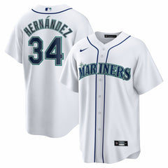 Felix Hernandez Seattle Mariners Home Retired Player Replica Jersey - White | Nike