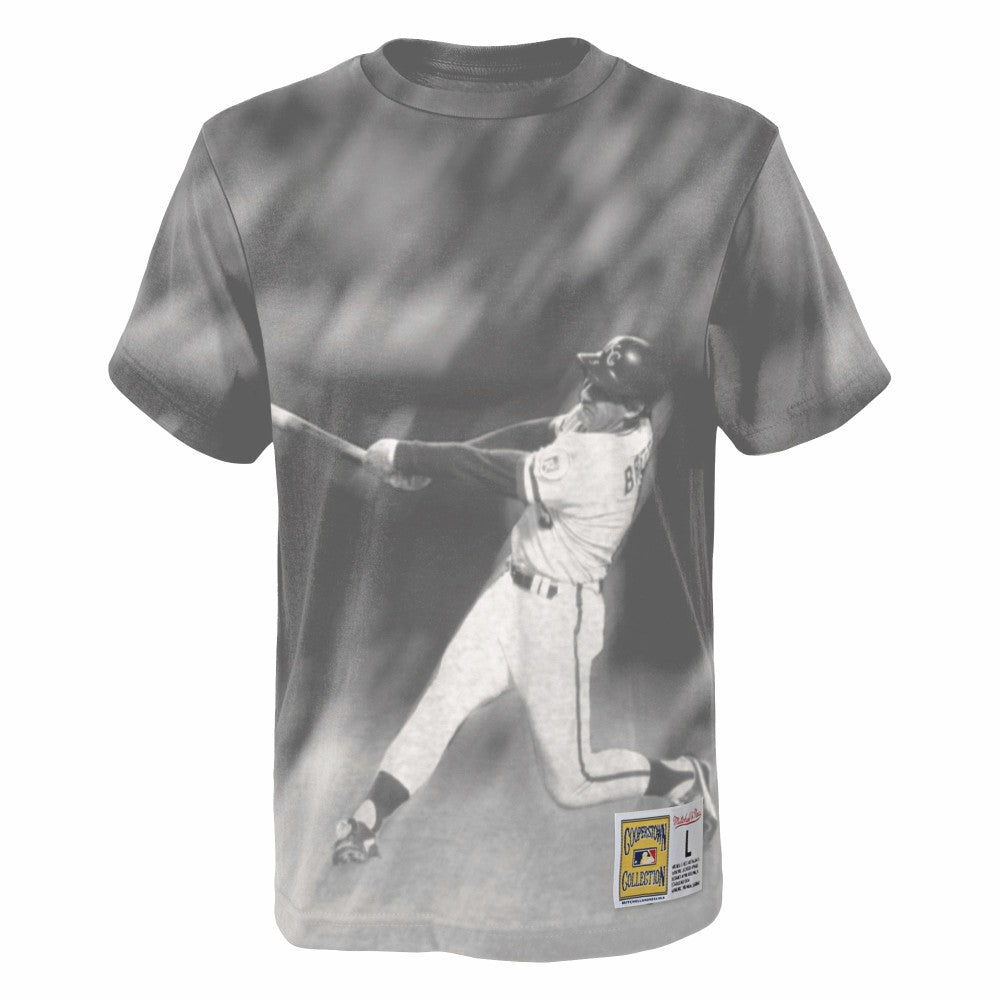 George Brett Kansas City Royals Youth Sublimated Player T-Shirt - White | Mitchell & Ness