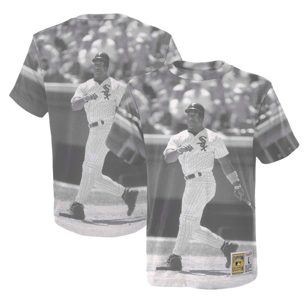 Bo Jackson Chicago White Sox Youth Sublimated Player T-Shirt - White | Mitchell & Ness