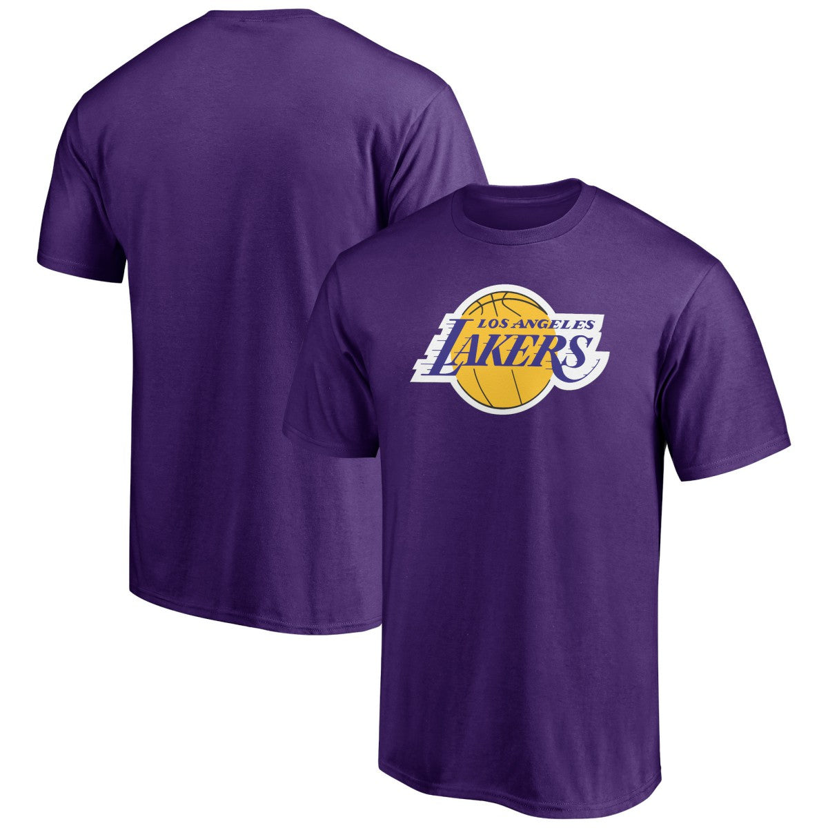 Los Angeles Lakers Primary Logo T-Shirt - Purple on sale