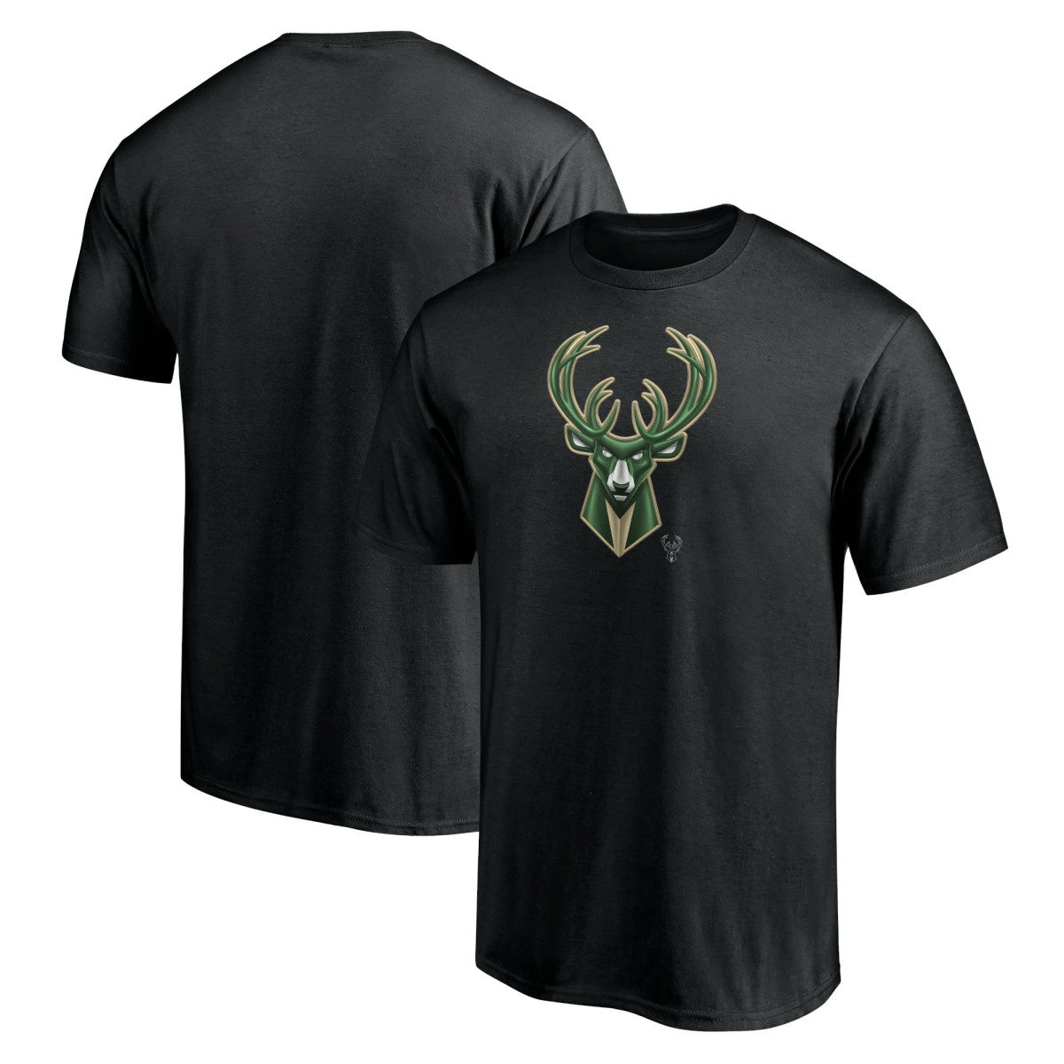 Milwaukee Bucks Midnight Mascot T-Shirt - Black on sale