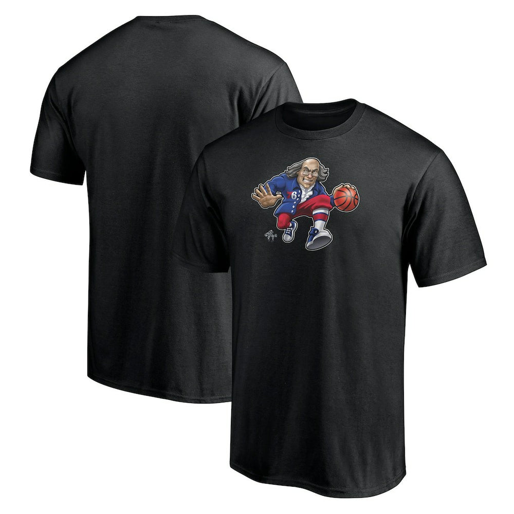 Philadelphia 76ers Midnight Mascot T-Shirt - Black outlet