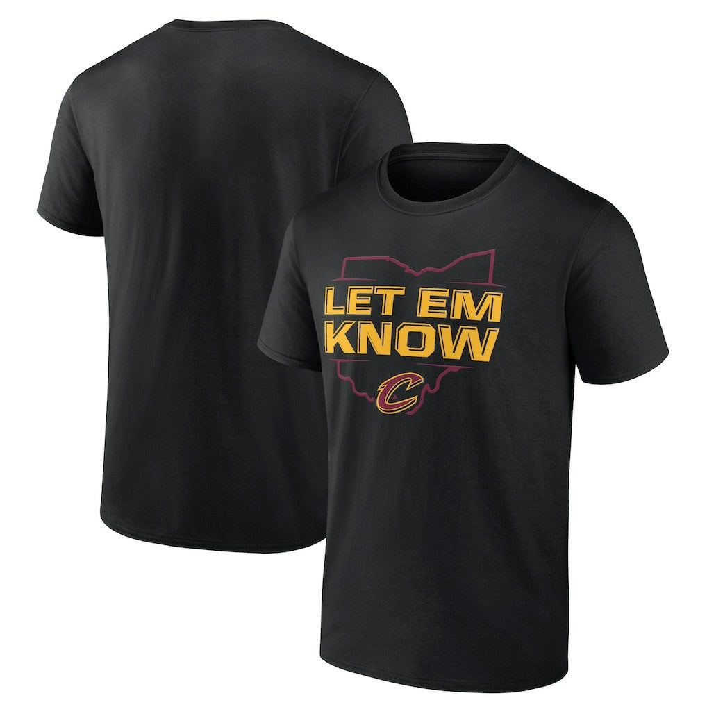 Cleveland Cavaliers Hometown Collection Let Em Know T-Shirt sale - Black sale