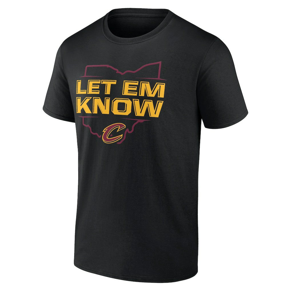 Cleveland Cavaliers Hometown Collection Let Em Know T-Shirt sale - Black sale