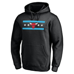 Chicago Bulls Hometown Collection Post Up Pullover Hoodie - Black for sale
