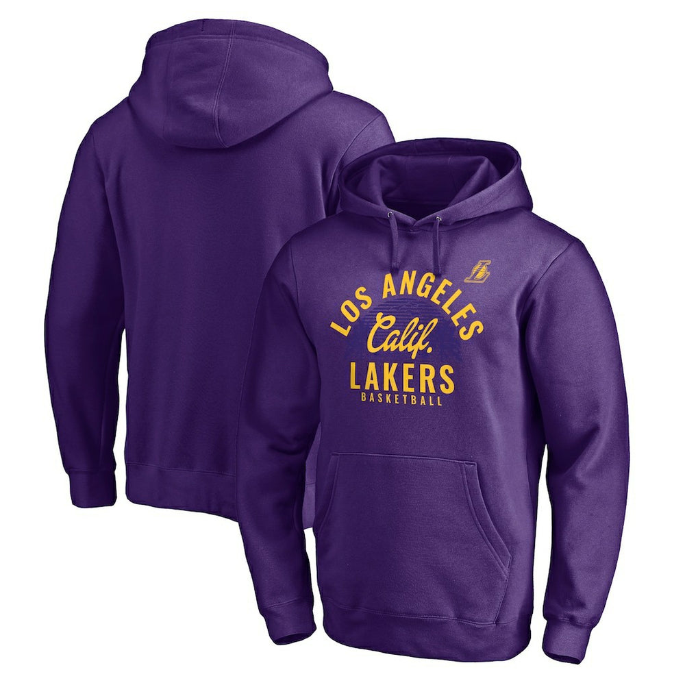 Los Angeles Lakers Hometown Collection Post Up Pullover Hoodie - Purple discount