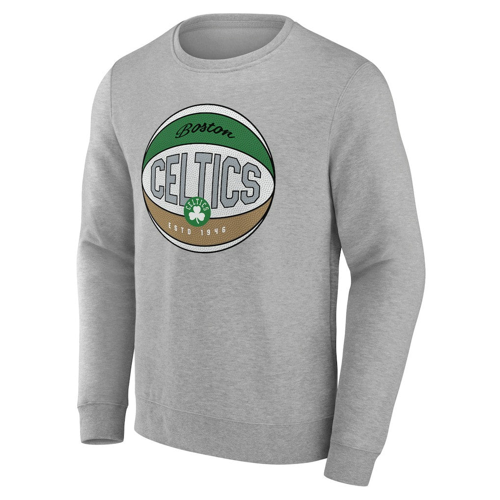 Boston Celtics Hard Color Pullover Sweatshirt - Gray outlet