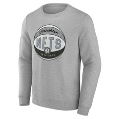 Brooklyn Nets Hard Color Pullover Sweatshirt - Gray sale