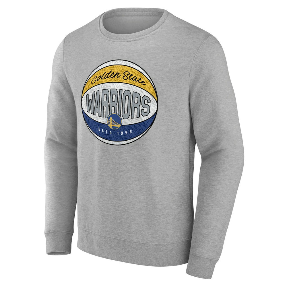 Golden State Warriors Hard Color Pullover Sweatshirt sale - Gray shop