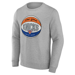 New York Knicks Hard Color Pullover Sweatshirt - Gray cheap