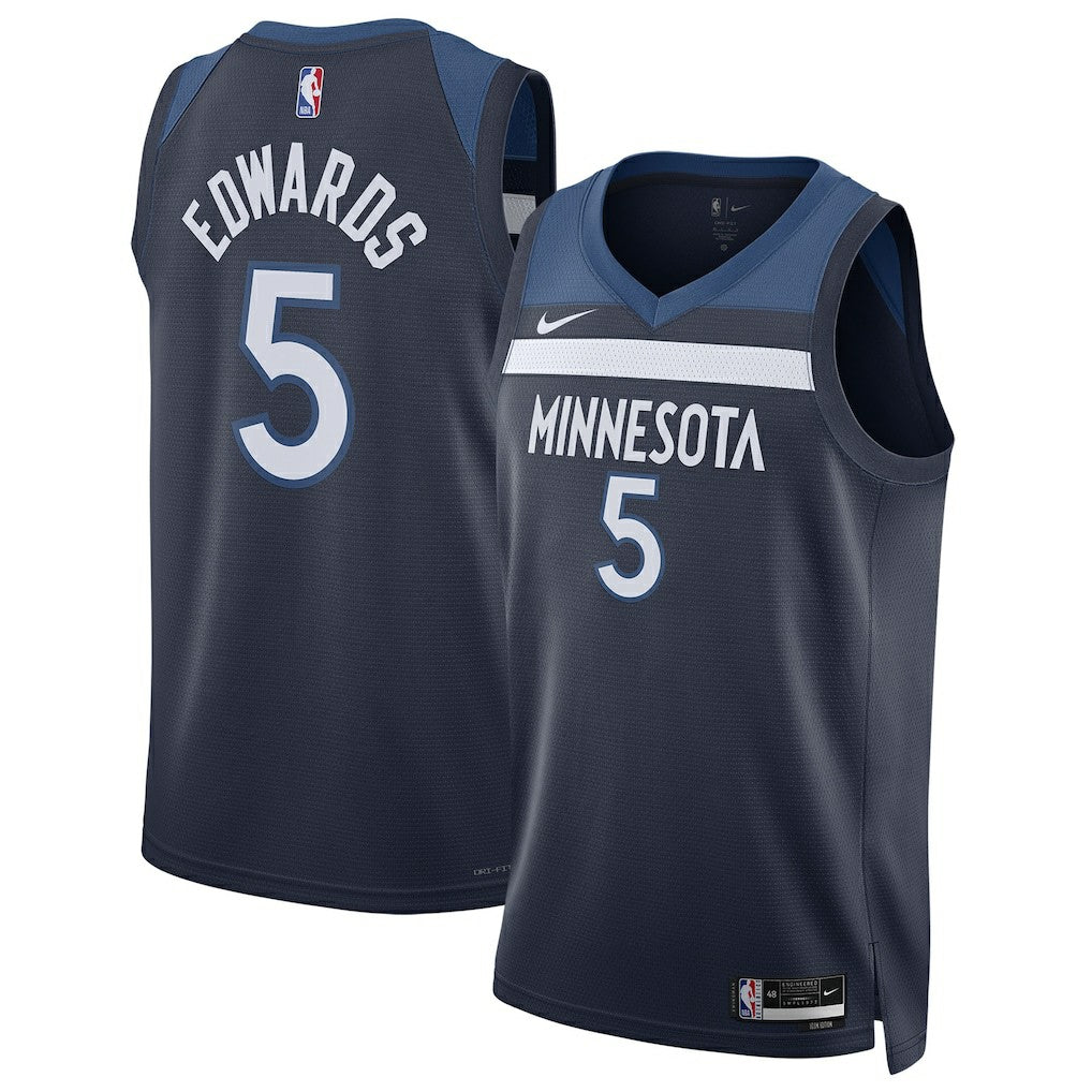 Anthony Edwards Minnesota Timberwolves Unisex Swingman Jersey - Icon Edition - Navy | Nike outlet