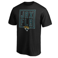 Jacksonville Jaguars Hometown Collection Initial Outline T-Shirt - Black outlet
