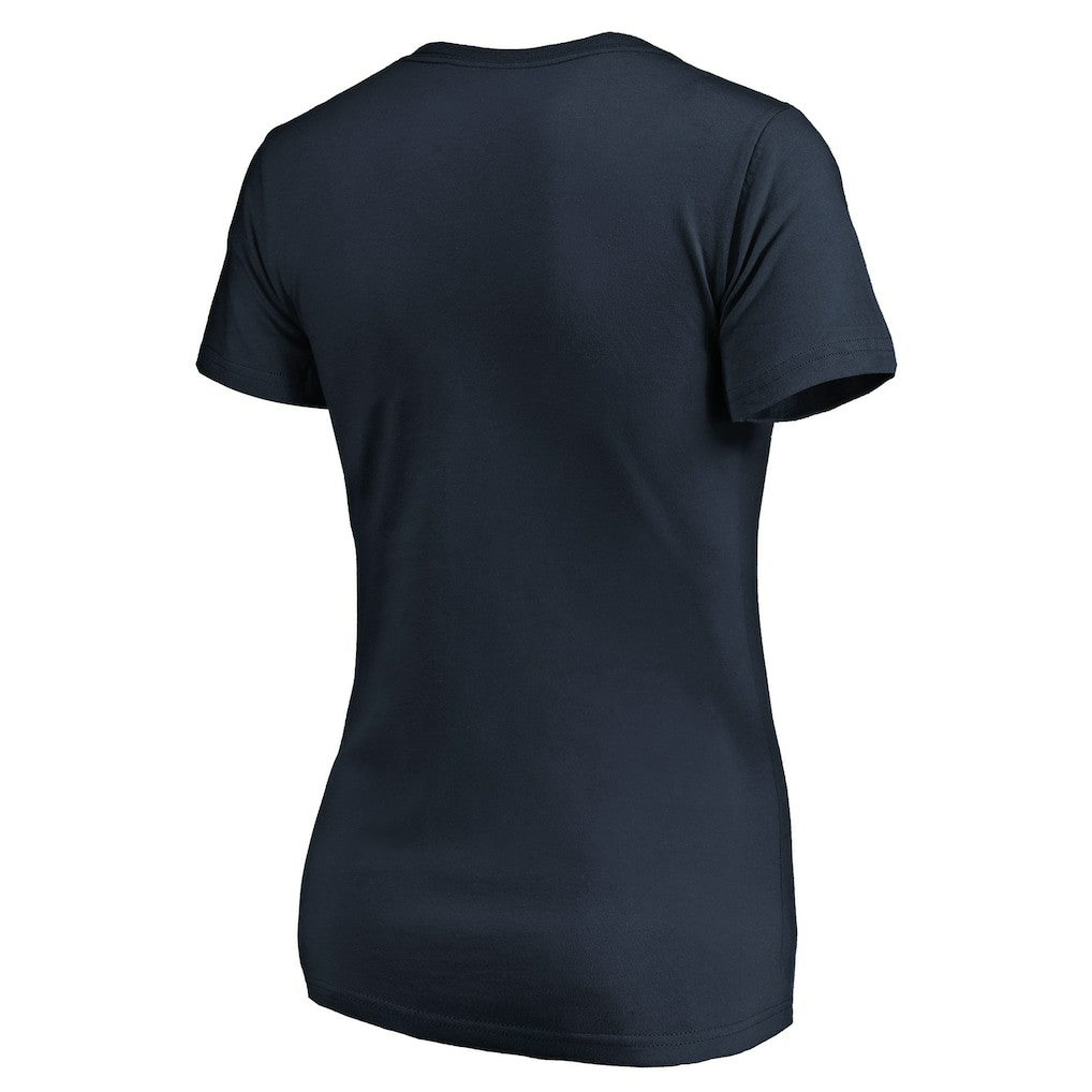 Chicago Bears Women's Script V-Neck T-Shirt - Navy cheap