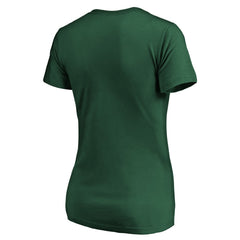 Green Bay Packers Women's Script V-Neck T-Shirt - Green on sale