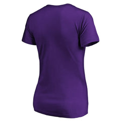 Minnesota Vikings Women's Script V-Neck T-Shirt - Purple online