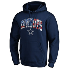 Dallas Cowboys Banner Wave Pullover Hoodie - Navy cheap