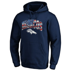 Denver Broncos Banner Wave Pullover Hoodie - Navy sale