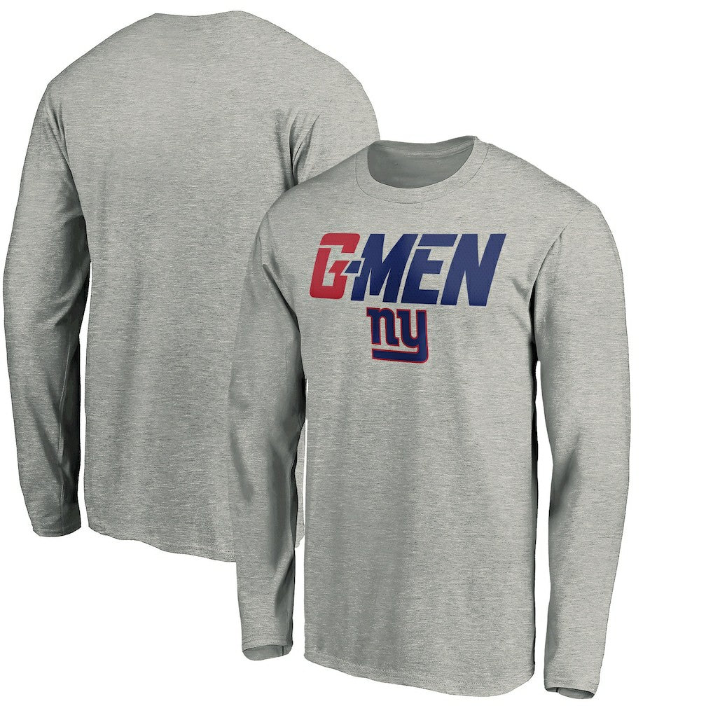 New York Giants Hometown Collection G-Men Long Sleeve T-Shirt - Gray for sale