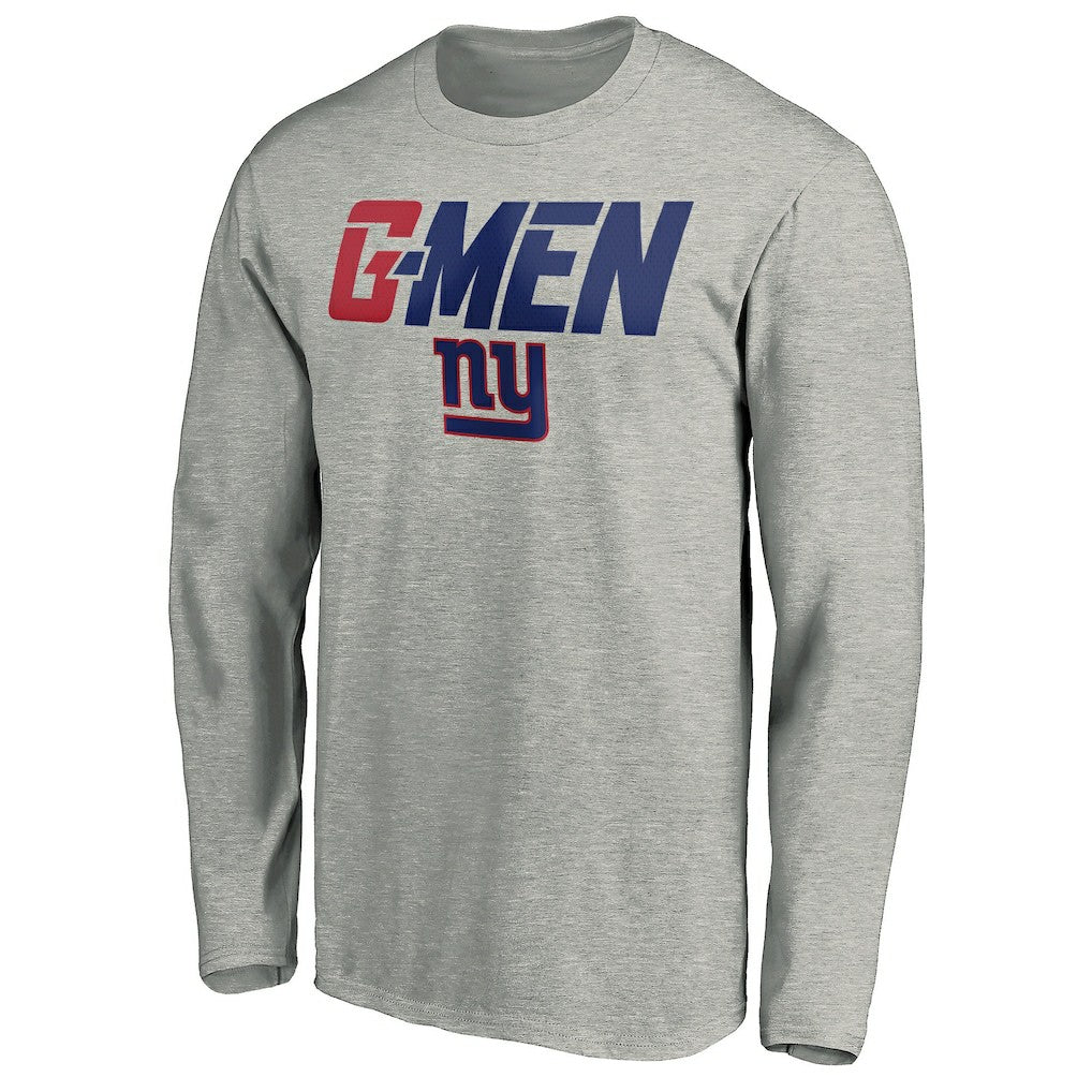 New York Giants Hometown Collection G-Men Long Sleeve T-Shirt - Gray for sale