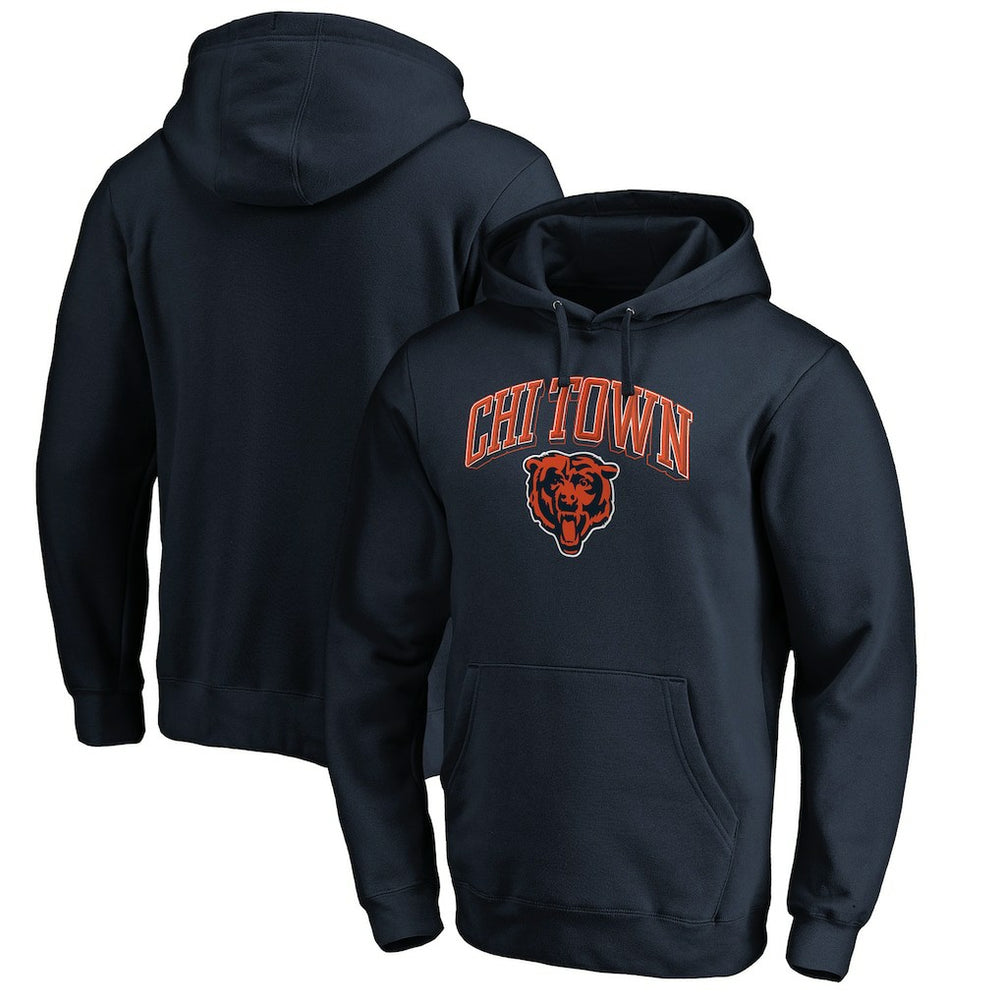 Chicago Bears Hometown Collection Chi Town Pullover Hoodie - Navy sale